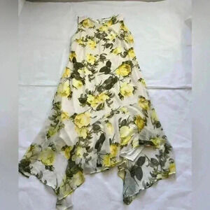 Calvin Klein yellow floral maxi dress summer vacation spring 12